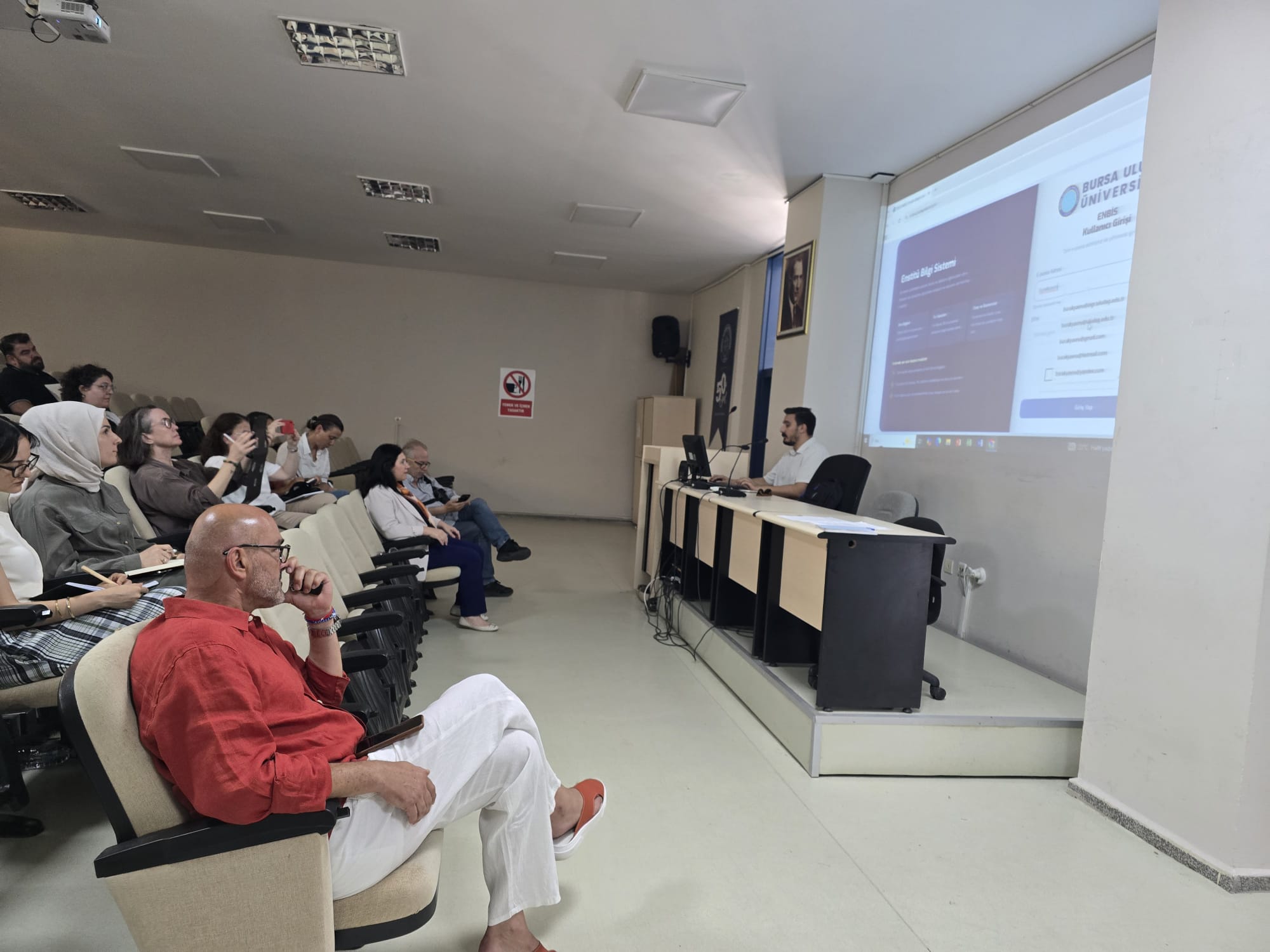 ENBİS Test Süreci Kapsamında Anabilim Dalı Başkanlarına Yönelik Eğitim Gerçekleştirildi